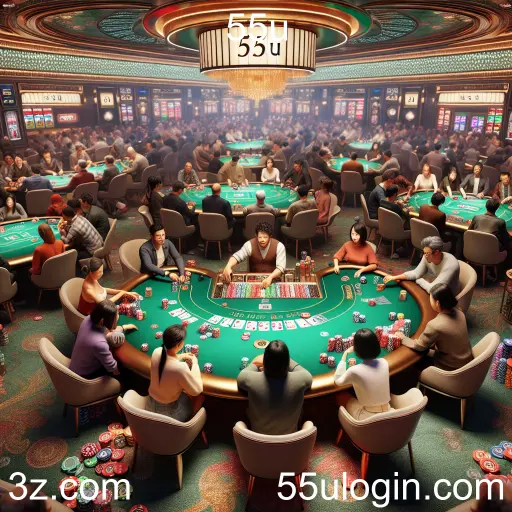 Imagem promocional da 55u mostrando a plataforma e suas vantagens